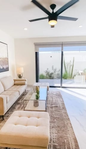 Interior de un elegante condominio de 2 dormitorios a minutos de Medano Beach