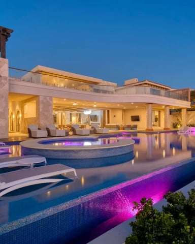 Diamante Golf Villa with manicured grounds and golf course views
